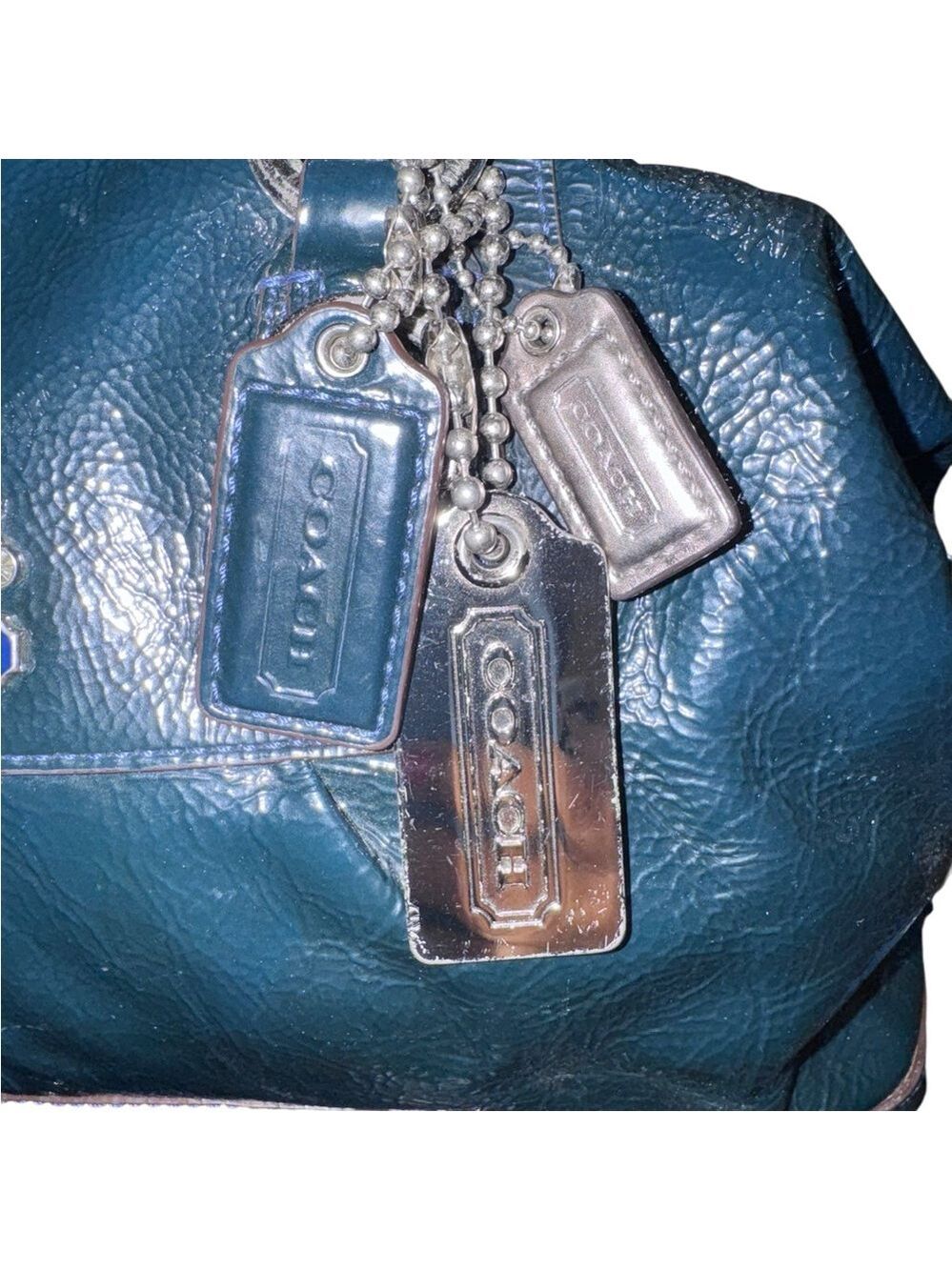 Coach Madison Sabrina Satchel 14178 Cobalt Blue 2 way - Picture 6 of 17